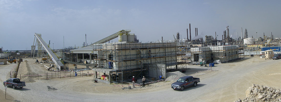 Baustelle eines internationalen Großprojekts